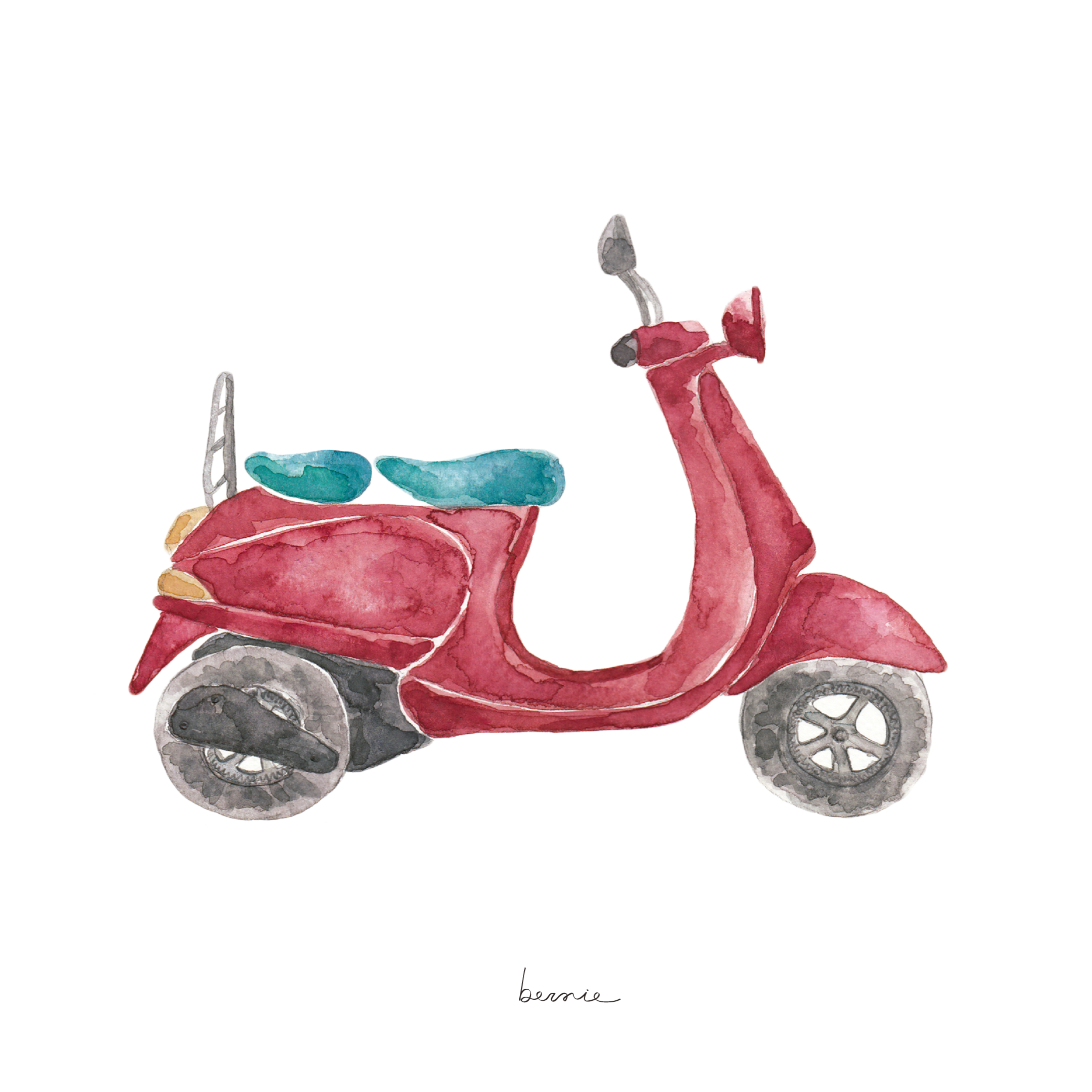 • Vespa roja •