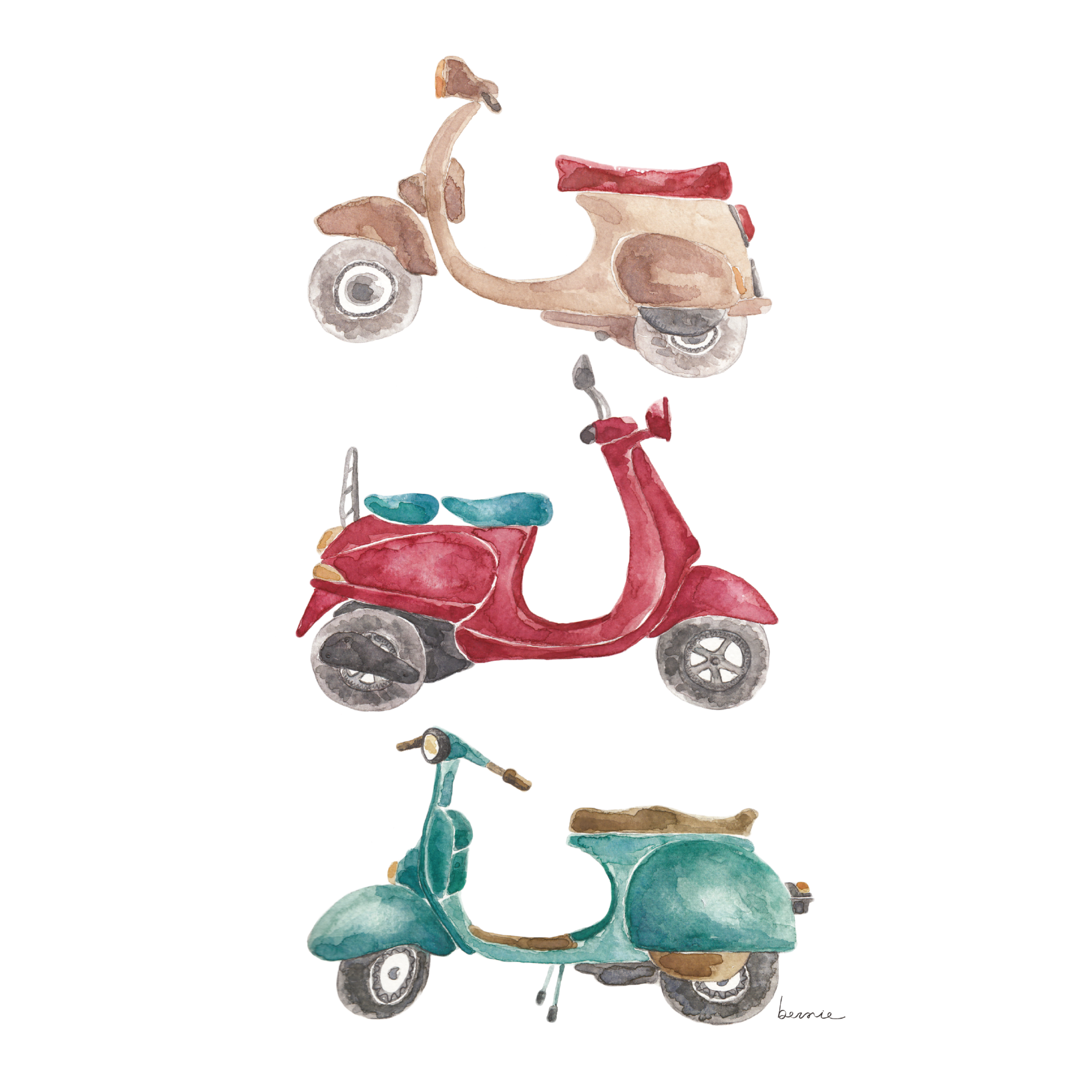 • Vespas •