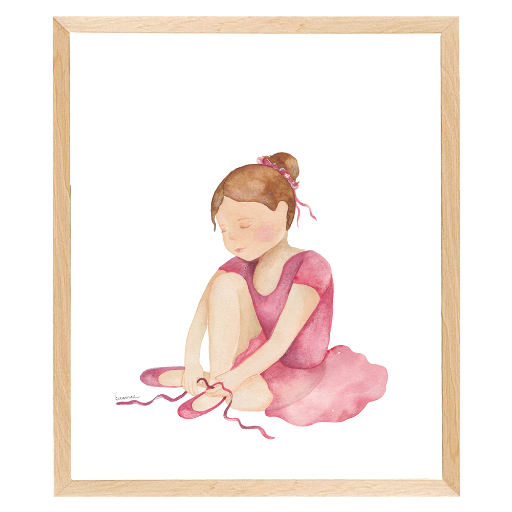 • Bailarina sentada •