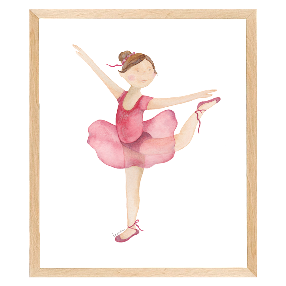• Bailarina en un pie •