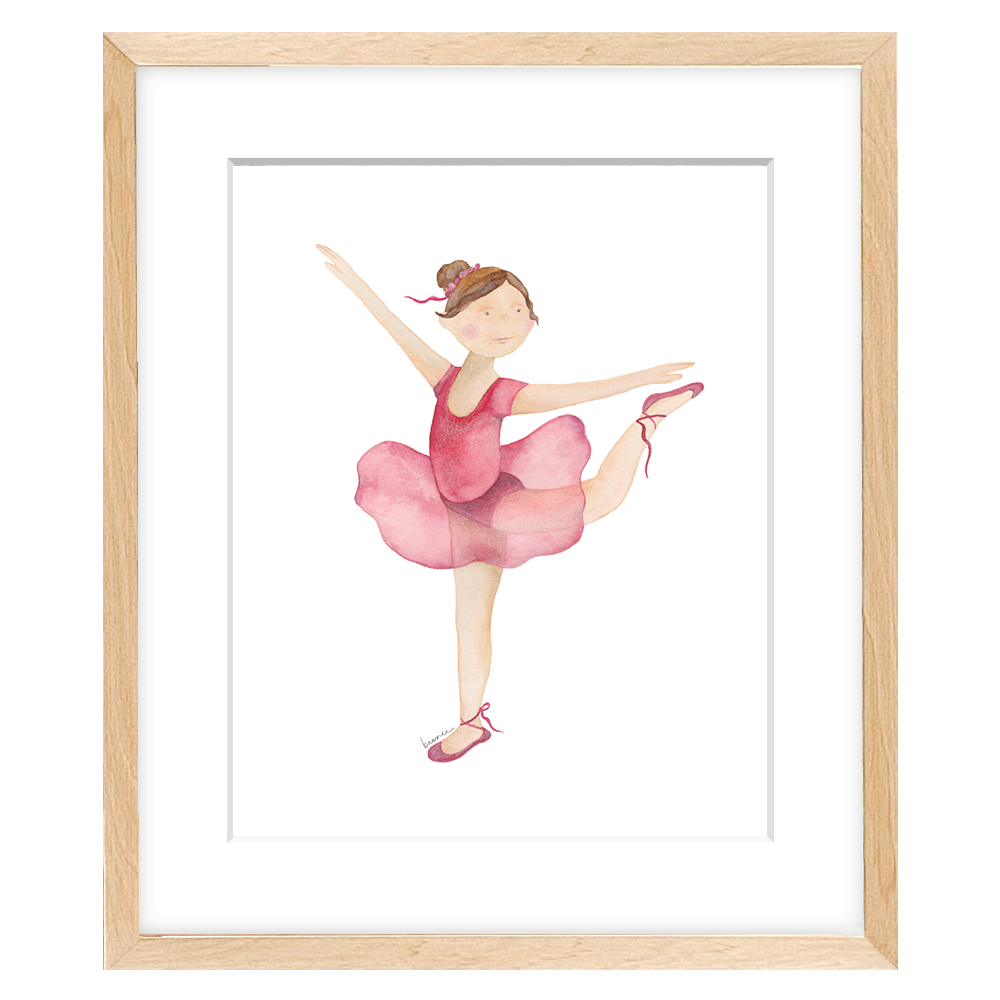 • Bailarina en un pie •