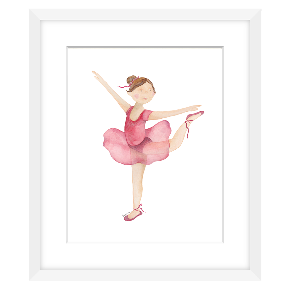 • Bailarina en un pie •