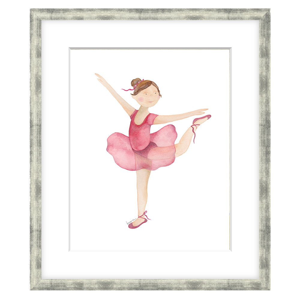 • Bailarina en un pie •