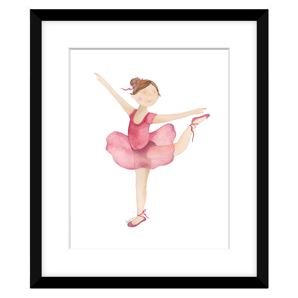 • Bailarina en un pie •