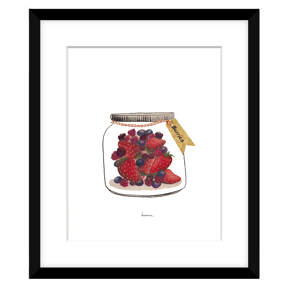 • Frasco de berries •