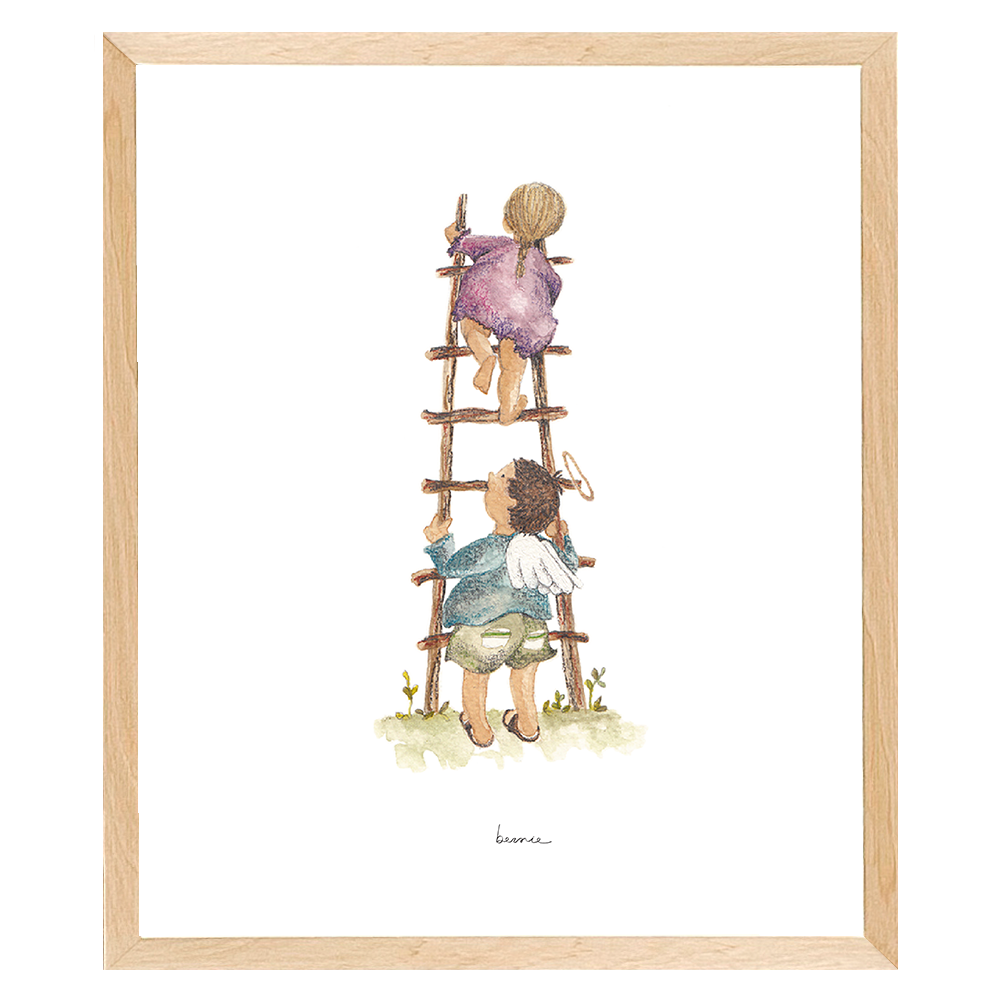 • Ángeles escalera •