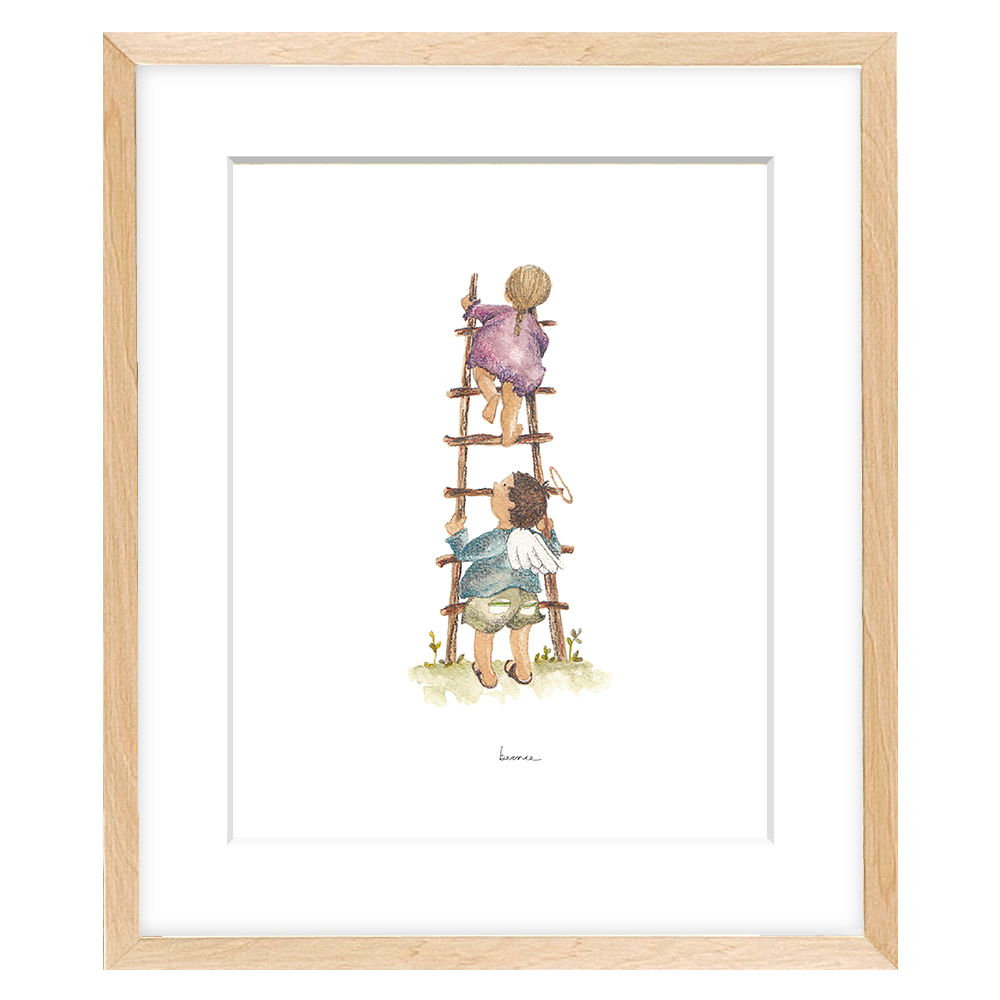 • Ángeles escalera •