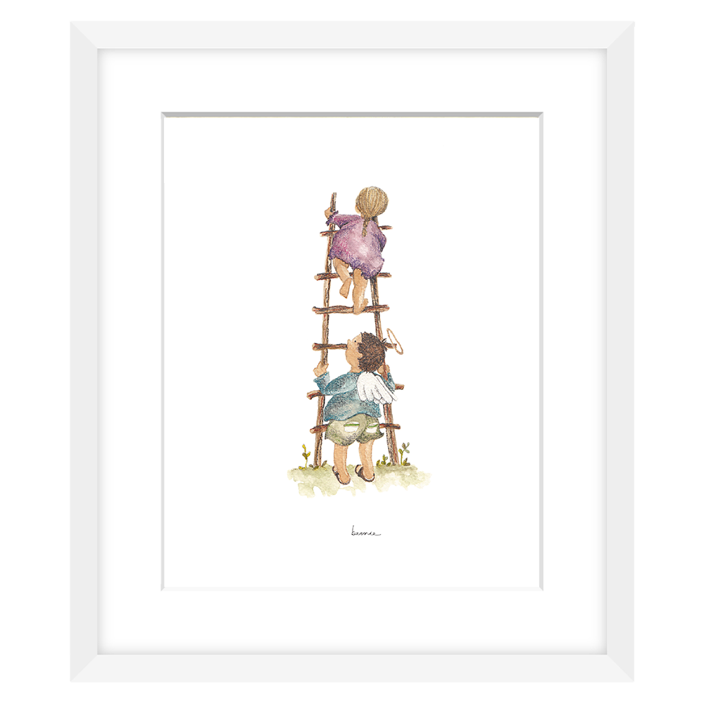 • Ángeles escalera •