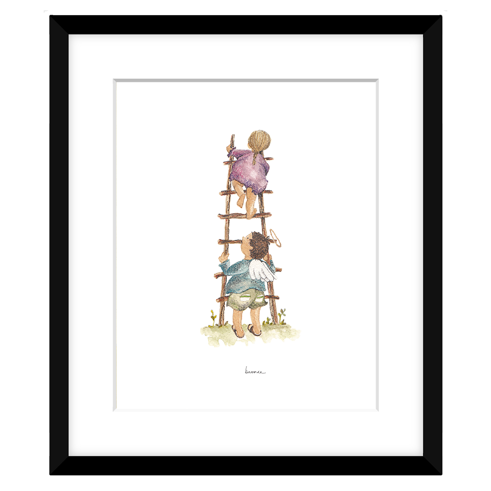 • Ángeles escalera •