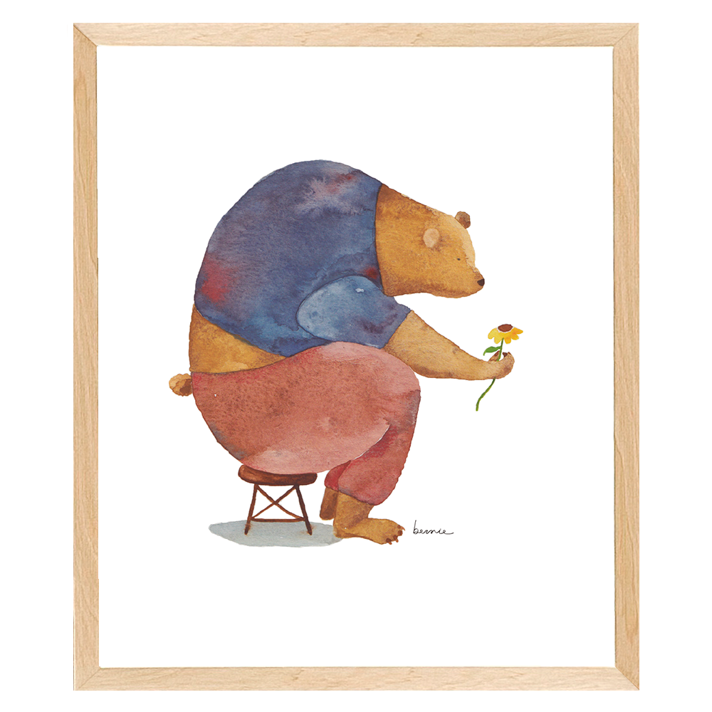 • El oso y su flor •