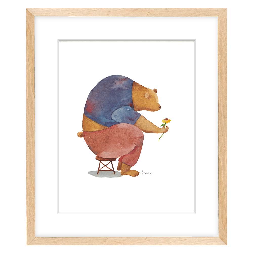 • El oso y su flor •