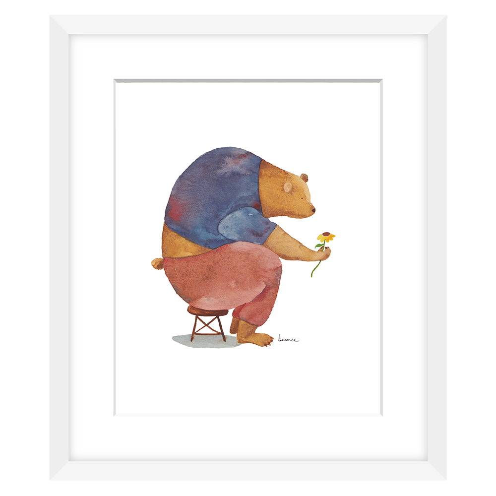 • El oso y su flor •