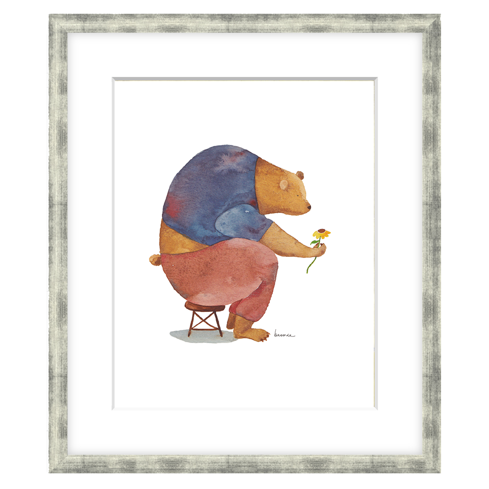 • El oso y su flor •