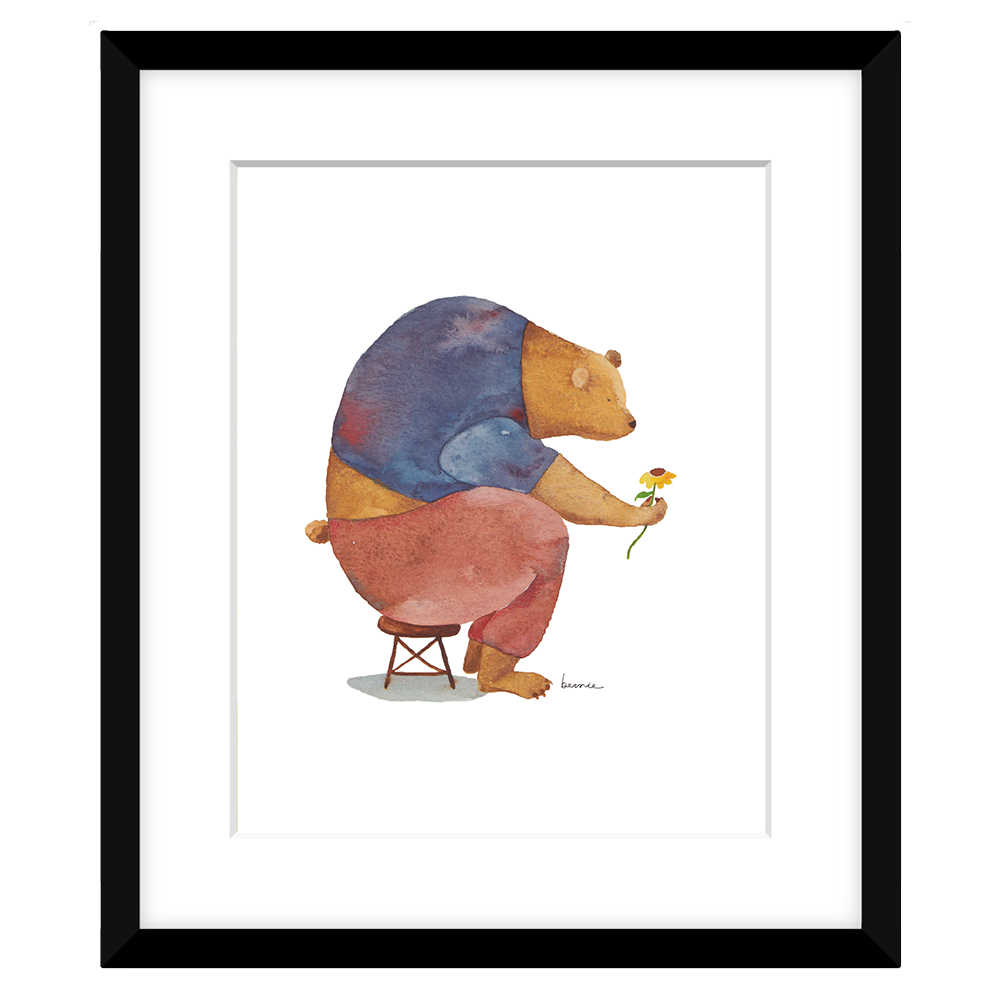• El oso y su flor •