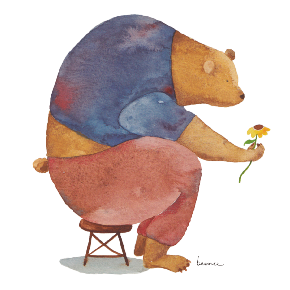 • El oso y su flor •