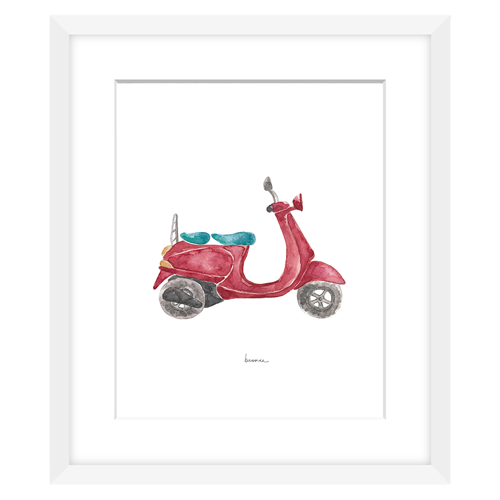 • Vespa roja •