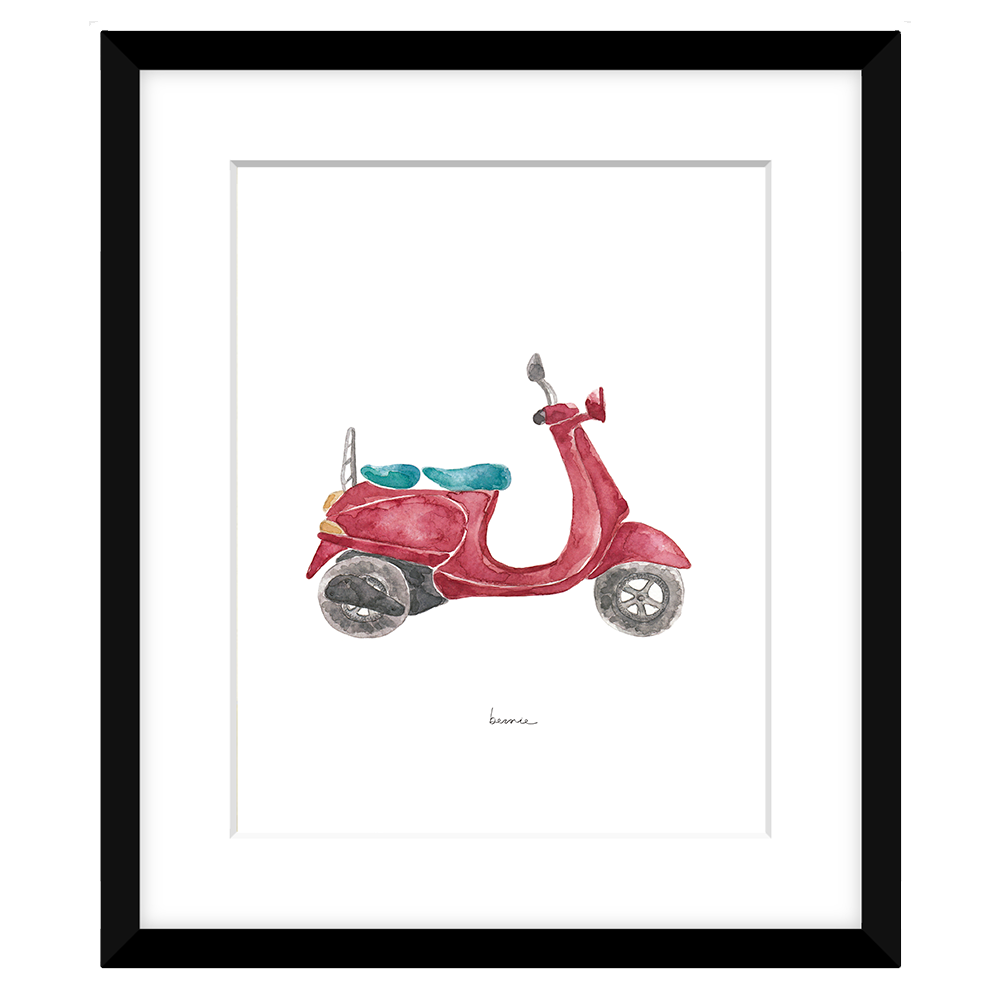 • Vespa roja •