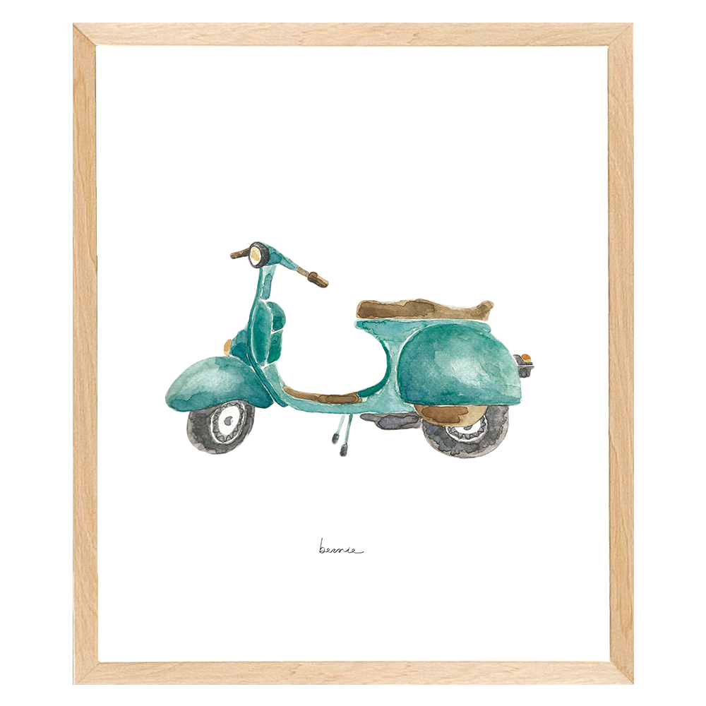 • Vespa celeste •