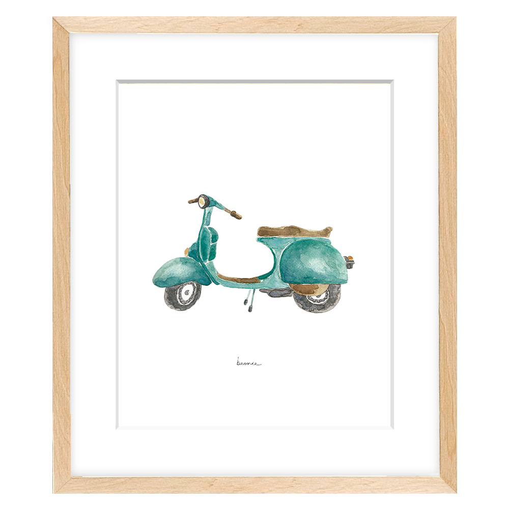 • Vespa celeste •