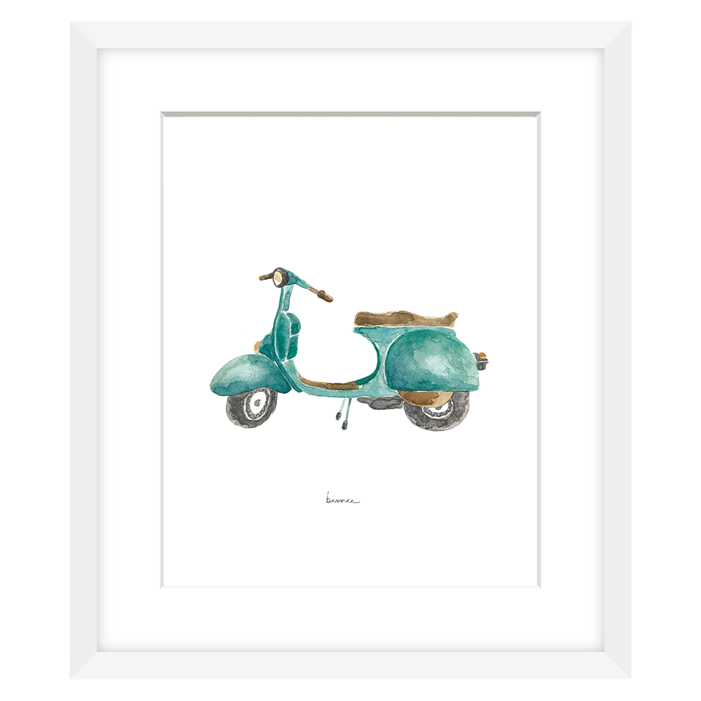 • Vespa celeste •