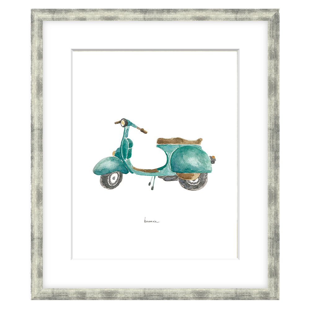 • Vespa celeste •