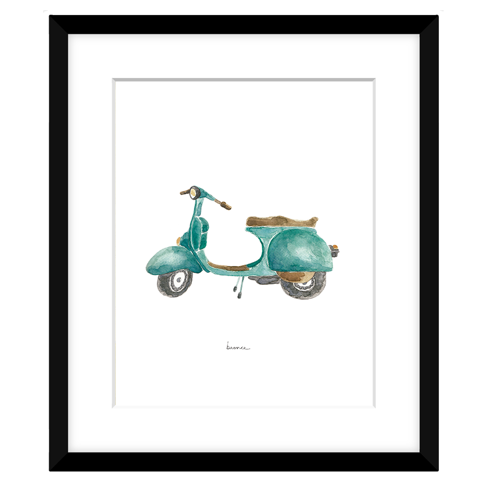 • Vespa celeste •