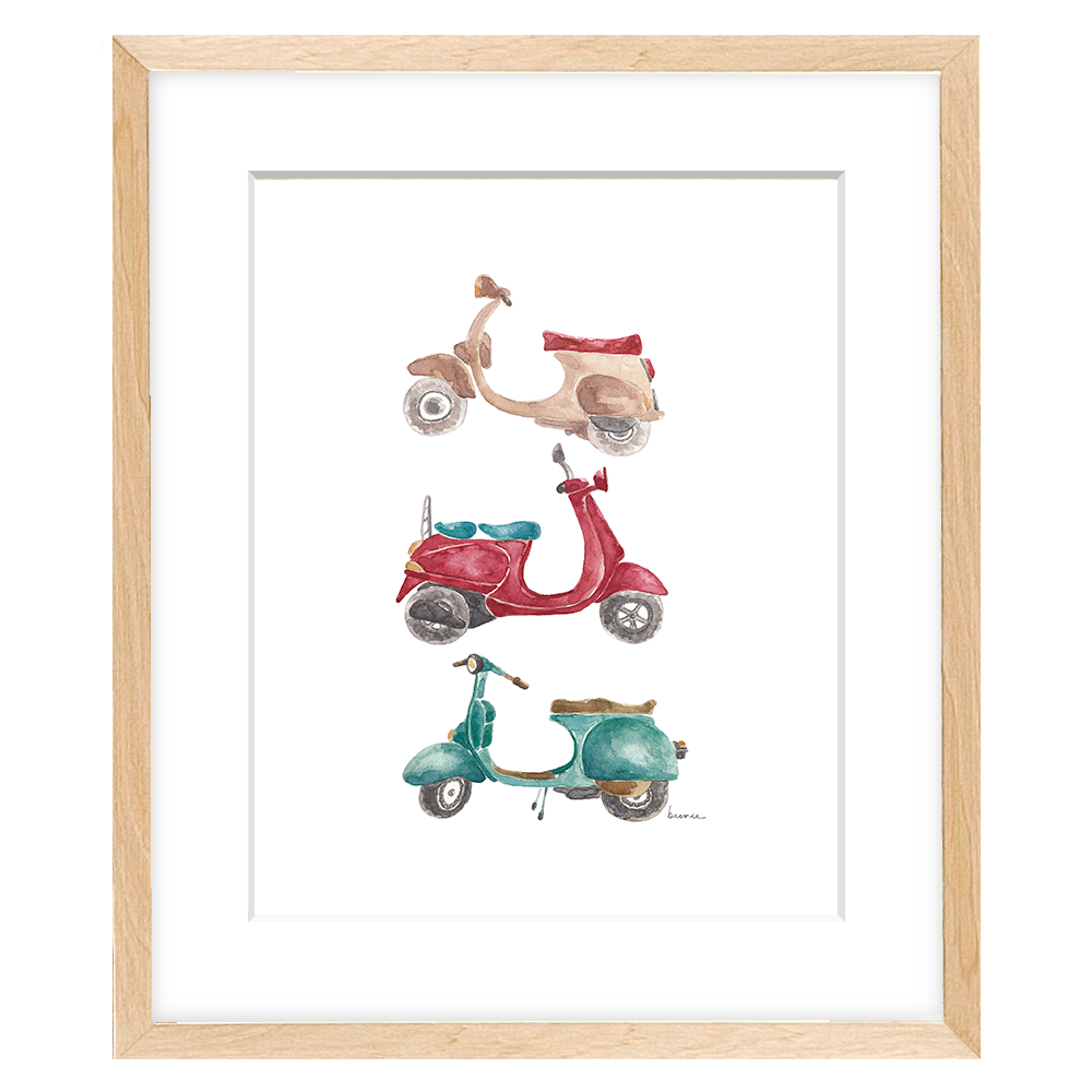 • Vespas •