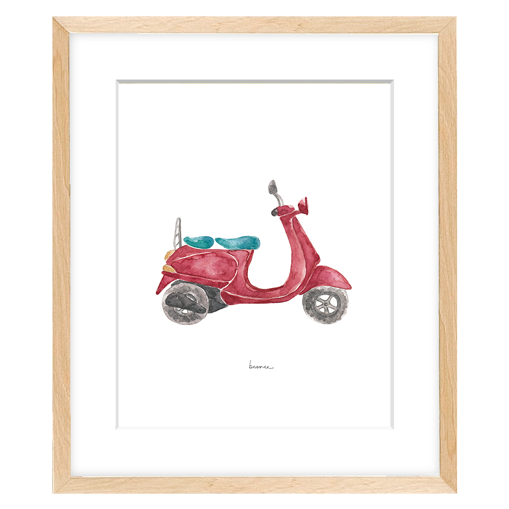 • Vespa roja •